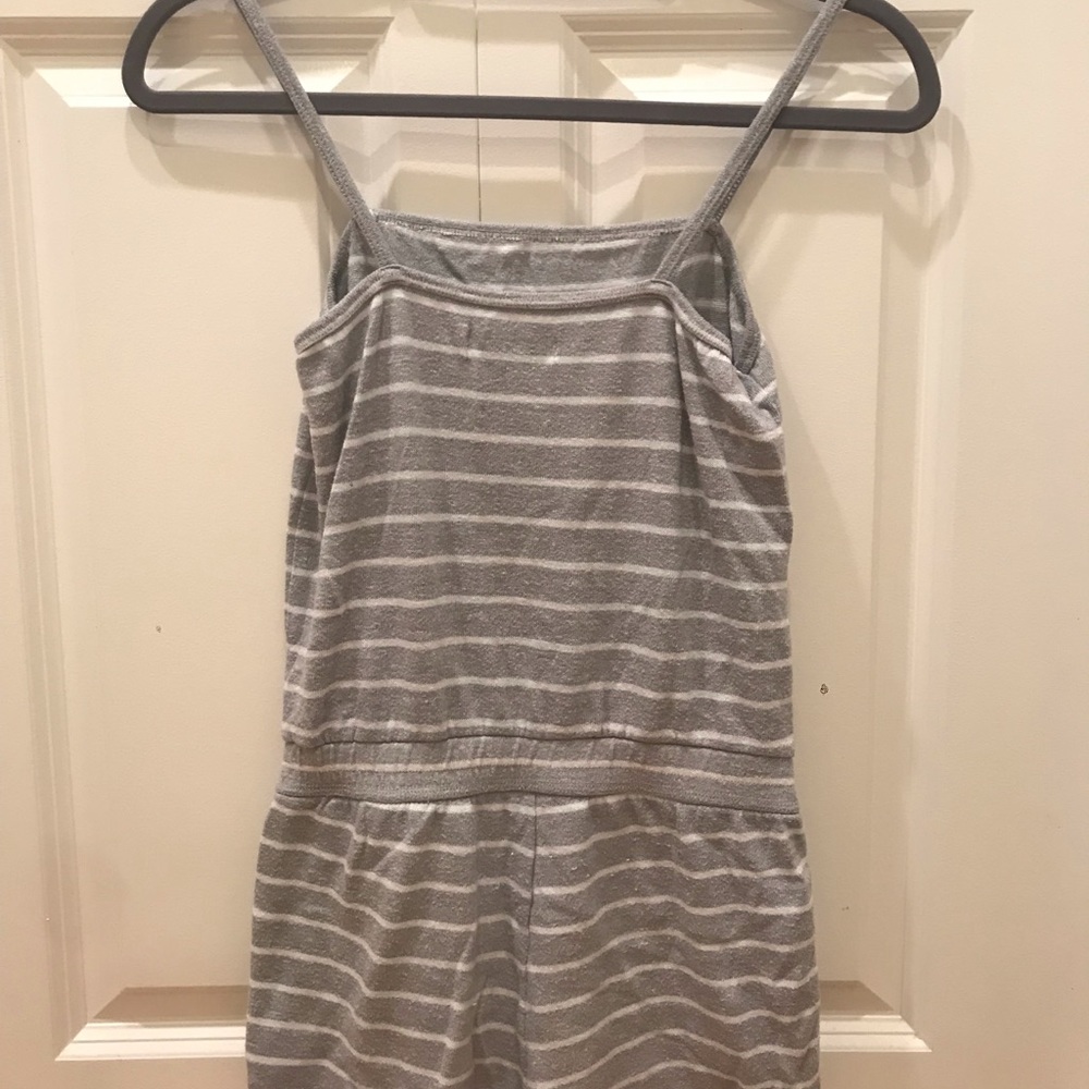 GIRLS GRAY ROMPER - Picture 2 of 2